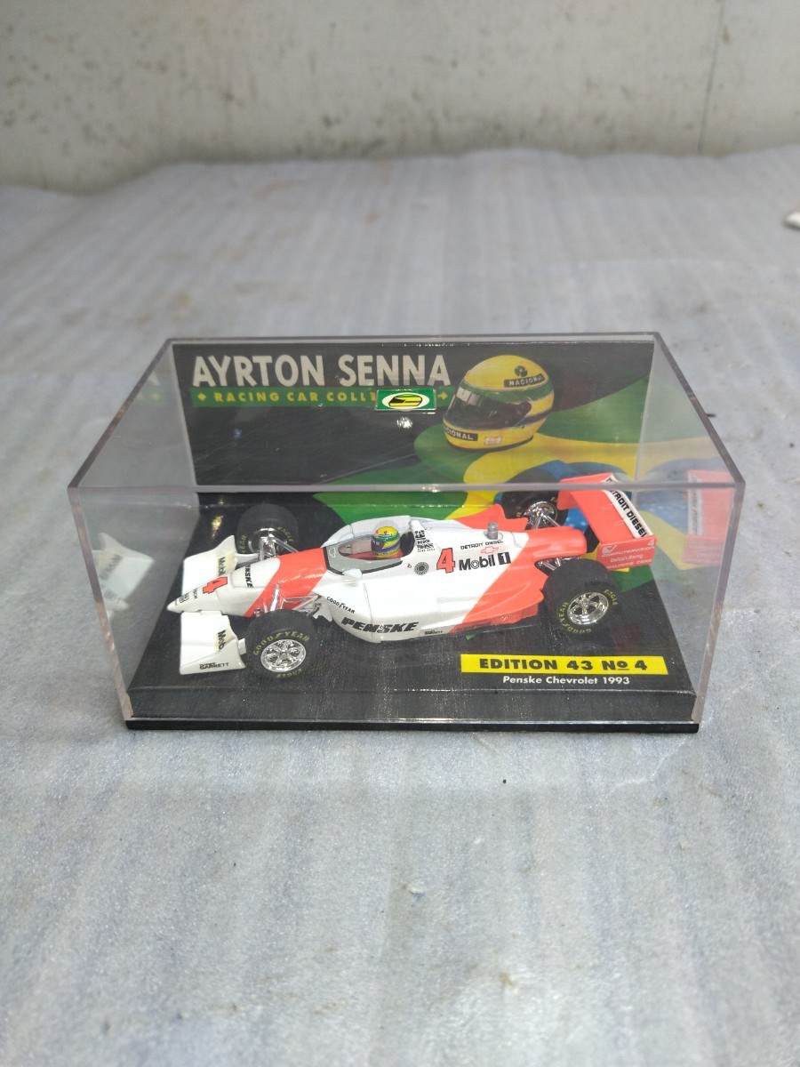 MINICHAMPS 1/43 PENSKE CHEVROLET #4 A.SENNA ペンスキーシボレー 1993年 アイルトンセナ ミニチャンプス の画像2