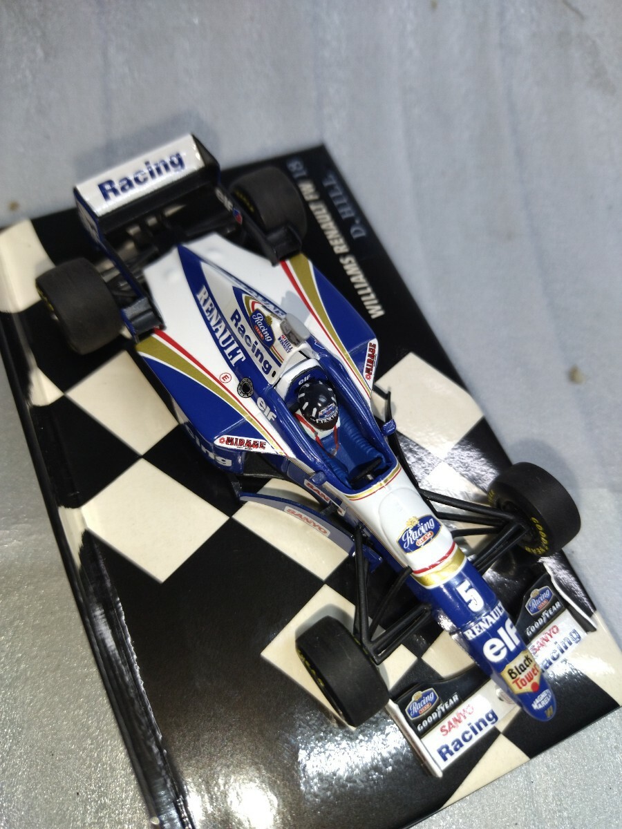 ミニチャンプス 1/43 ウィリアムズ ルノー FW18 D.HILL WILLIAMS RENAULT PMA D.ヒル_画像9