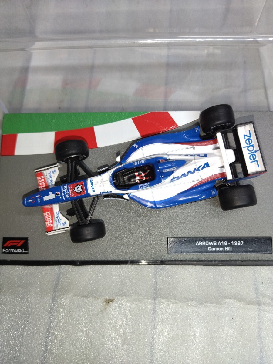 ARROWS A18 アロウズA18 〈デイモン・ヒル〉1997 F1マシンコレクション 1/43 デアゴスティーニ 模型のみ_画像5