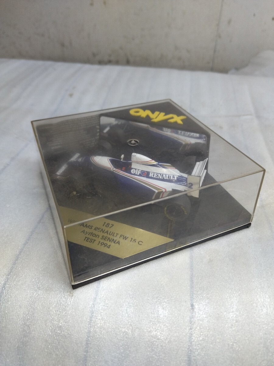 送料無料 オニキス ONYX 1/43 ウィリアムズルノー FW15C A.セナ 1994 ミニカー アイルトンセナ 187の画像7