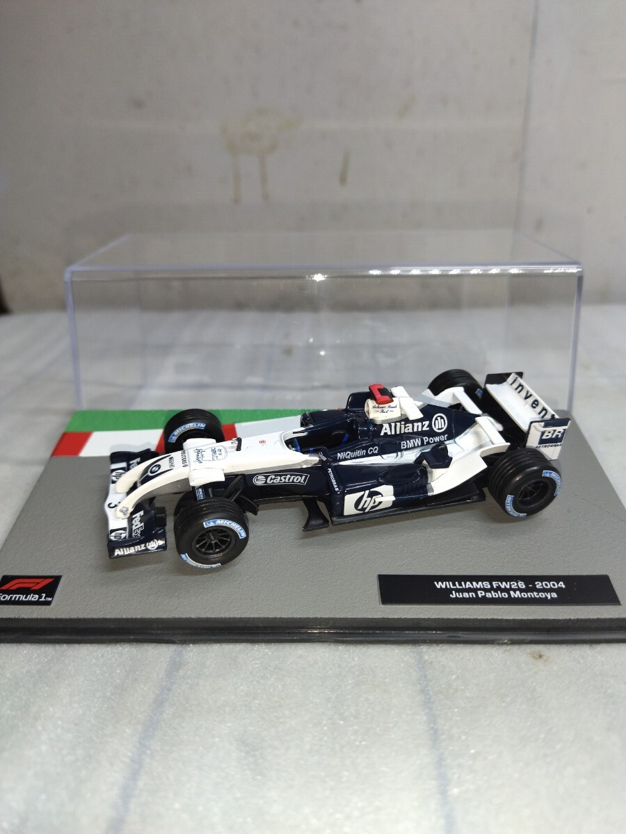 ウイリアムズFW26　ファン・パブロ・モントーヤ　2004　　F1マシンコレクション　1/43　デアゴスティーニ　模型のみ_画像1