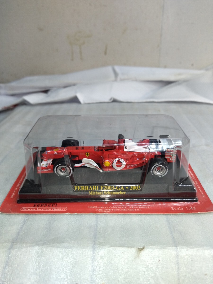 アシェット 公式フェラーリF1コレクション 1/43 Ferrari F2003-GA 2003年 Michael Schumacher ミニカー シューマッハの画像1