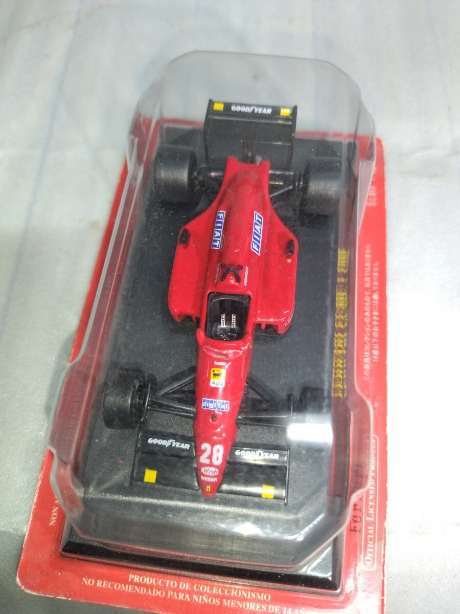 未開封 アシェット 公式フェラーリF1コレクション Ferrari F1-88C・1988 Gerhard Berger 1/43スケール ミニカー 模型のみ ベルガーの画像3