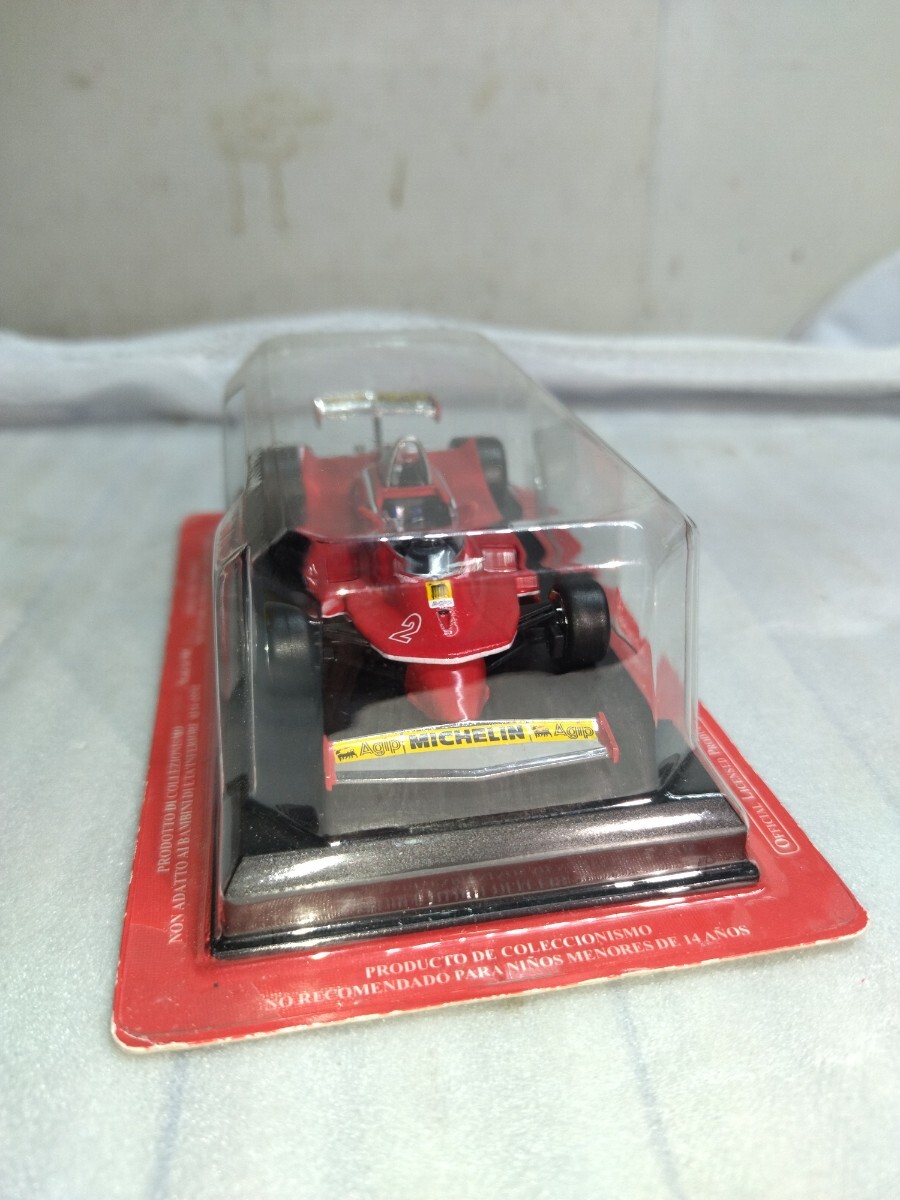 未開封 アシェット 公式フェラーリF1コレクション Ferrari 312 T5 1980 Gilles Villeneuve 1/43 FERRARI ビルヌーブ 模型のみ_画像4