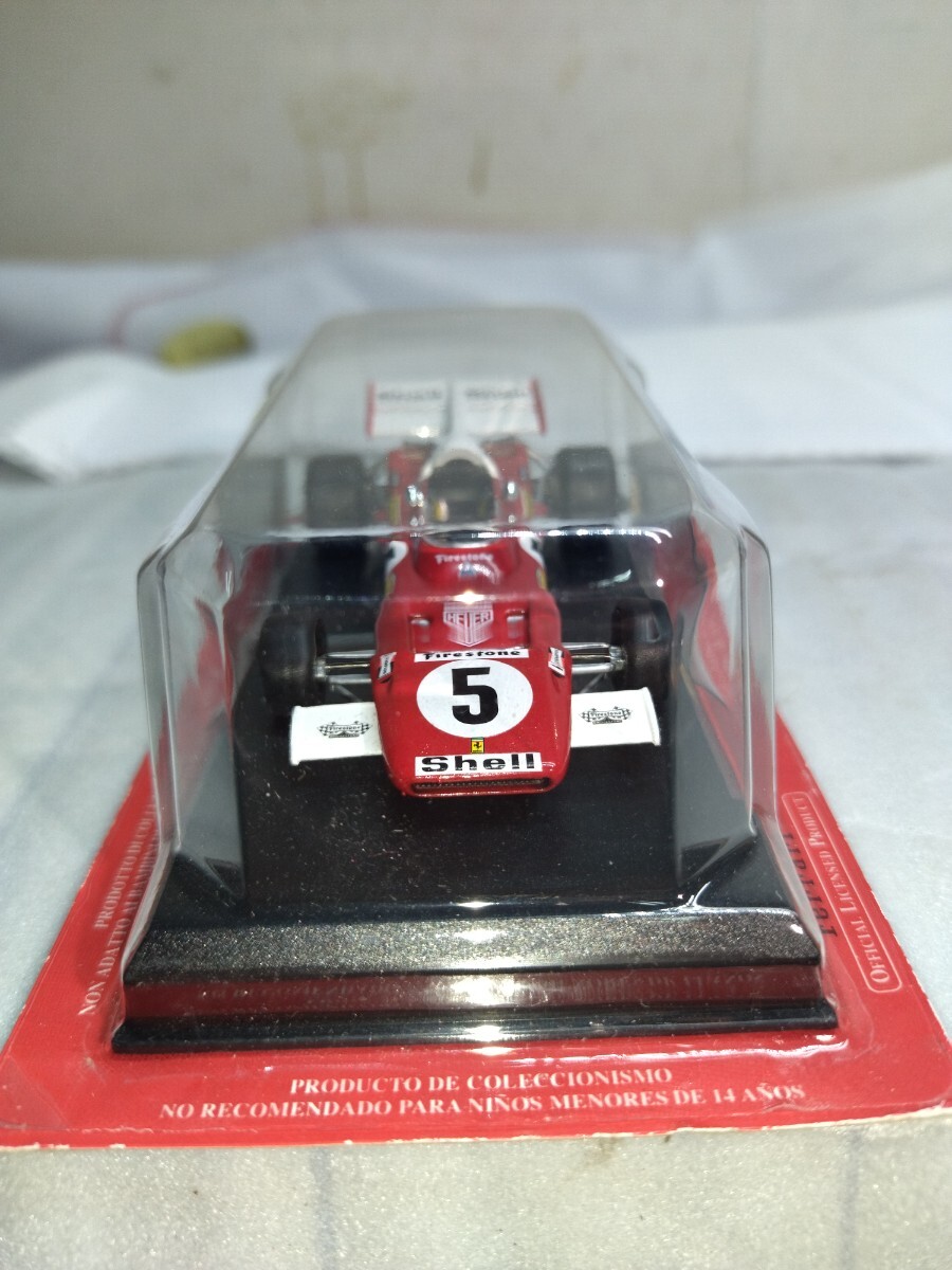 未開封 アシェット 公式フェラーリF1コレクション Ferrari 312B2 1971 Clay Regazzoni 1/43スケール ミニカー FERRARI 模型のみの画像4