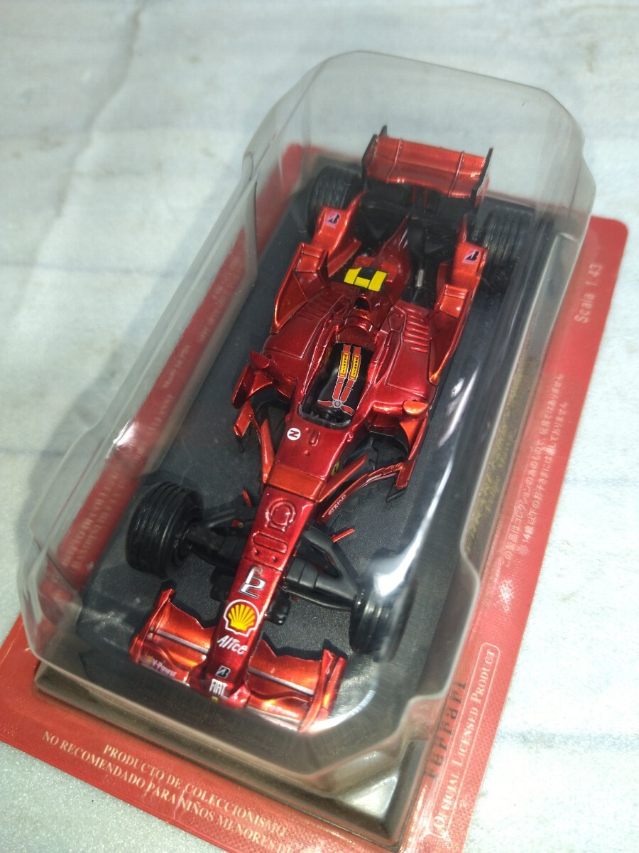 アシェット 1/43 フェラーリF1コレクション Ferrari F2008・2008 Felipe Massa フェリペ・マッサ 模型のみ 未開封_画像4