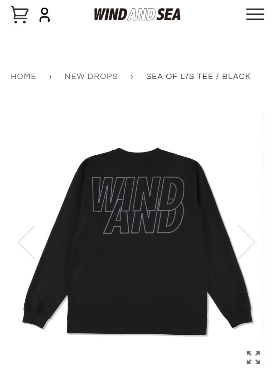WIND AND SEA /SEA OF L/S TEE / BLACK|Yahoo!フリマ(旧 WIND AND SEA /SEA OF L/S TEE / BLACK|Yahoo!フリマ(旧