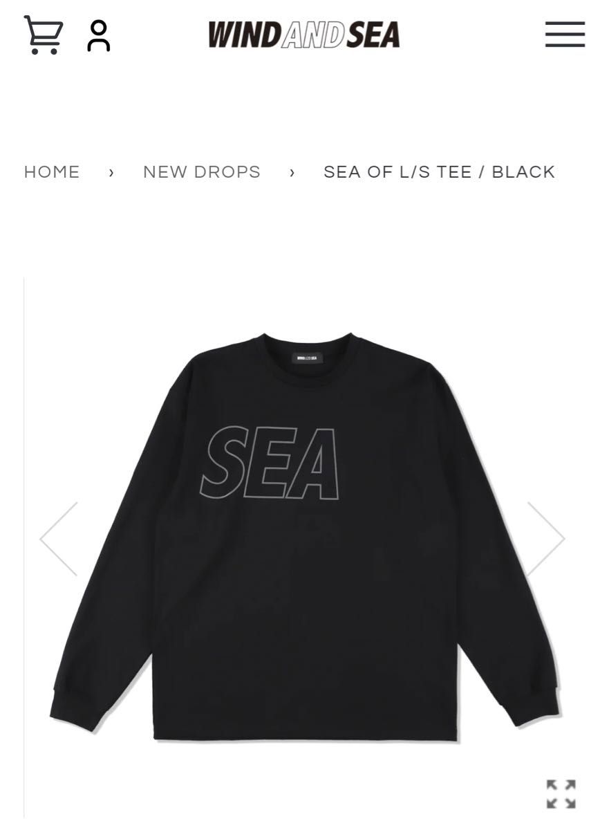 WIND AND SEA /SEA OF L/S TEE / BLACK|Yahoo!フリマ(旧 WIND AND SEA /SEA OF L/S TEE / BLACK|Yahoo!フリマ(旧