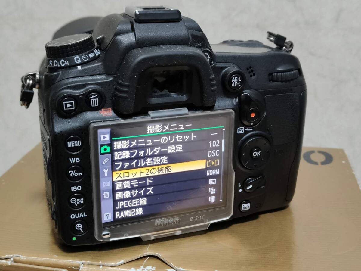 ニコン Nikon D7000 ボディ 一眼レフカメラ DX 18-70mm F=3.5-4.5G ED 《元箱付き》 動作品の画像8