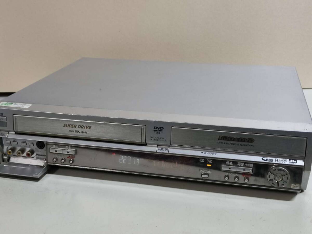 ★動作品Panasonic パナソニック VHS一体型DVDレコーダー DMR-E150V 貴重 レア ヴィンテージ ★ 動作保証 2004年製_画像3