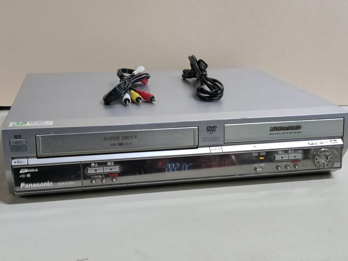 ★動作品Panasonic パナソニック VHS一体型DVDレコーダー DMR-E150V 貴重 レア ヴィンテージ ★ 動作保証 2004年製_画像1