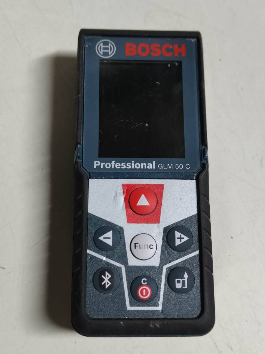 【中古品】BOSCH　データ転送レーザー距離計　GLM50C　動作確認済　キャリングケース付