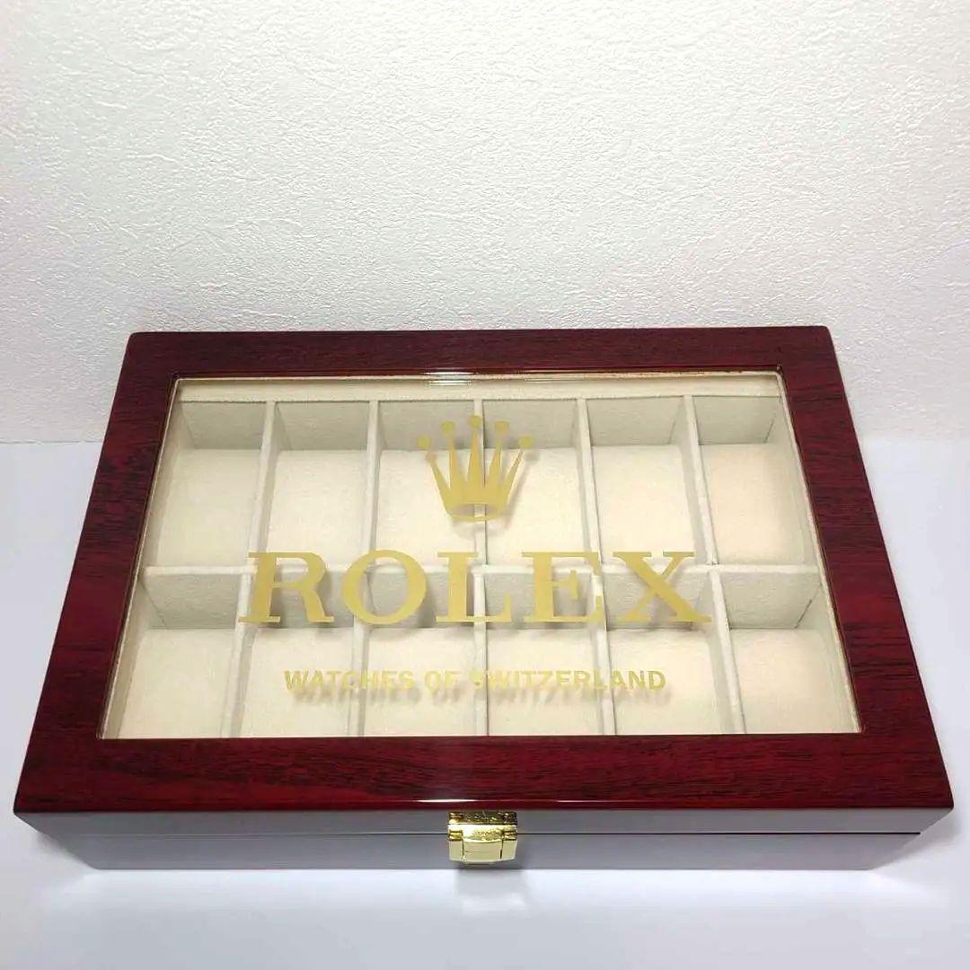 * new goods * rare abroad limitation * Rolex ROLEX* display case *1 2 ps storage box * arm clock case * Novelty not for sale * box * collector oriented *