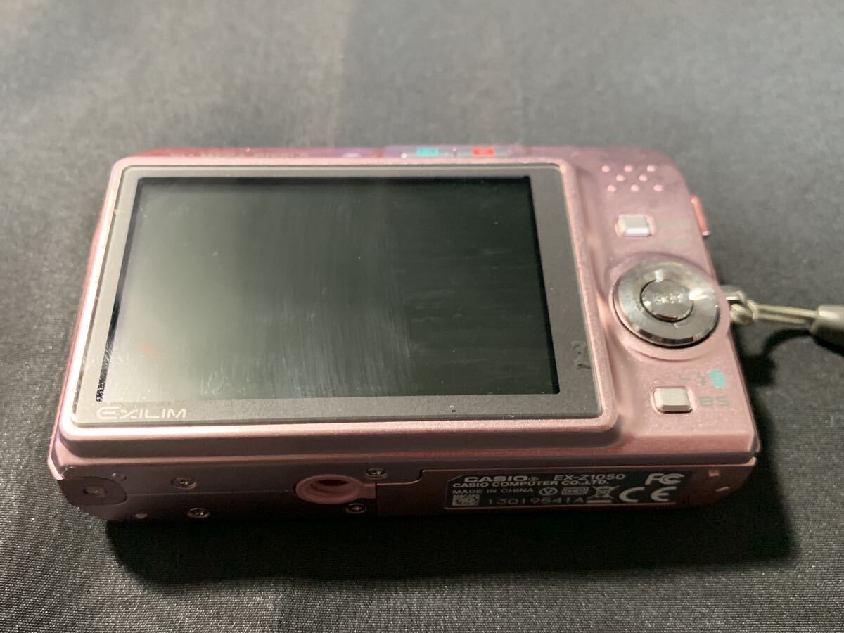 CASIO カシオ コンパクトデジタルカメラ EX-Z1050 動作品 専用ケース SDカード付き ピンク_画像2