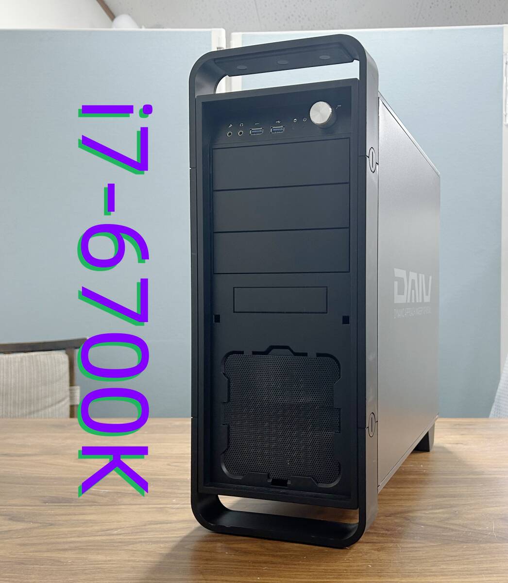 中古美品・Core i7-6700K・メモリ16GB・SSD240GB+HDD2TB・GTX 1070・Windows 11 Pro・Office 2021・[B1]_画像1