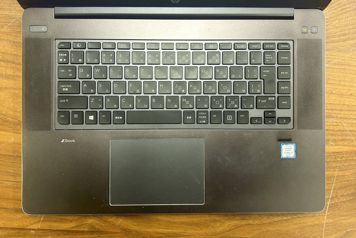 [ジャンク品]HP ZBook Studio G3・Core i7-6700HQ・メモリ8GB・Type-C・カメラ・HDMI・通電、BIOS確認可・[B11]_画像3