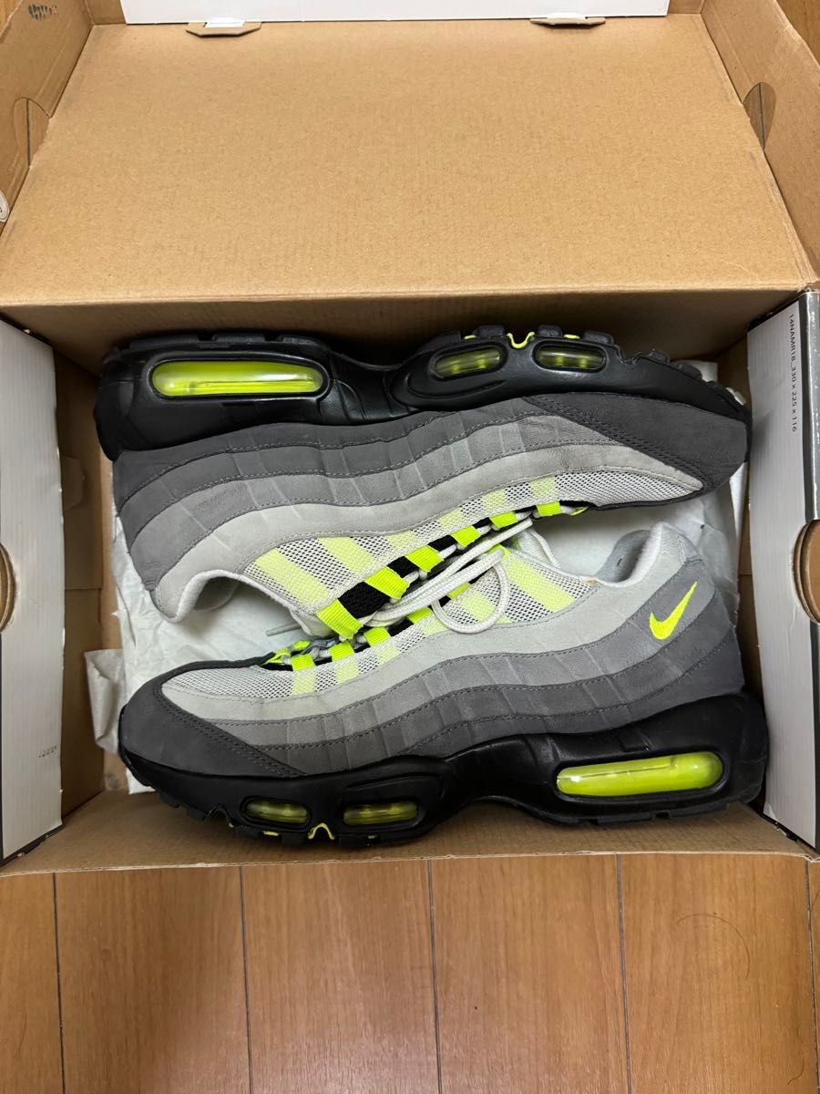 28.5 NIKE AIR MAX 95  OG NEON  イエローグラデ 2015 エアマックス 95 イエローグラデ