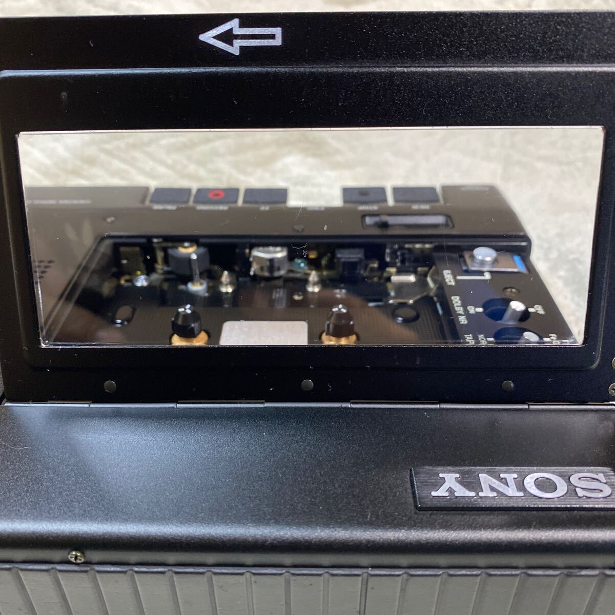 SONY ステレオカセットレコーダー デンスケＴＣーD5M アダプター付き　調整済み　動作品_画像10