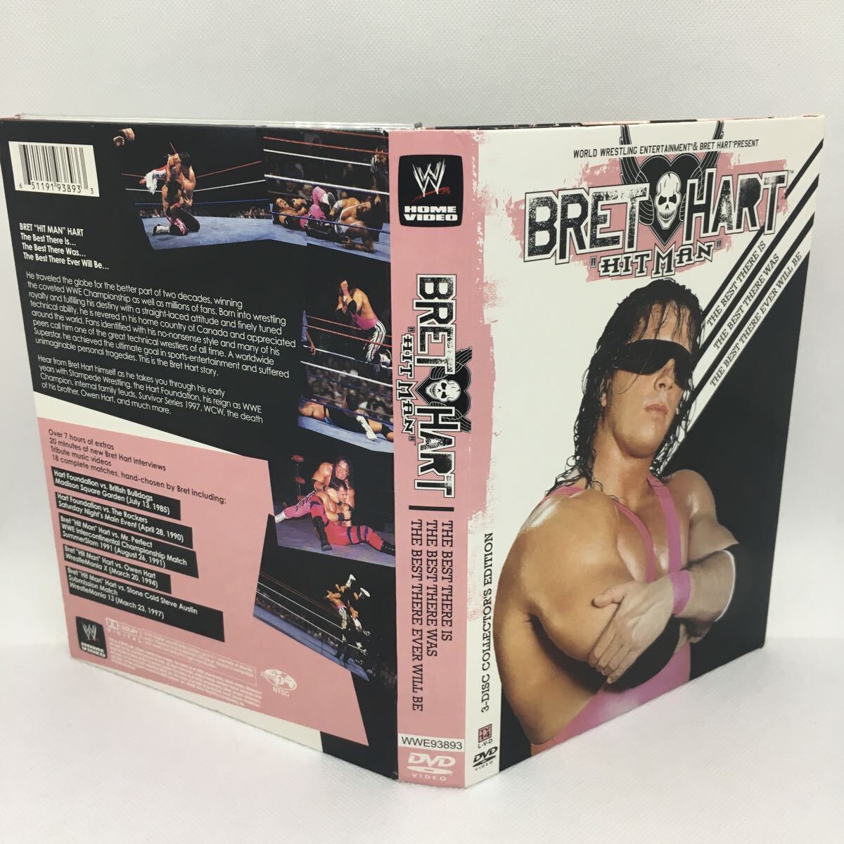 DVD『WWE BRET HIT MAN HART THE BEST THERE IS 輸入盤』※動作確認済み/リージョン1/プロレス/DVD３枚組/Import/3-DISC/ Ⅳ-1235の画像3