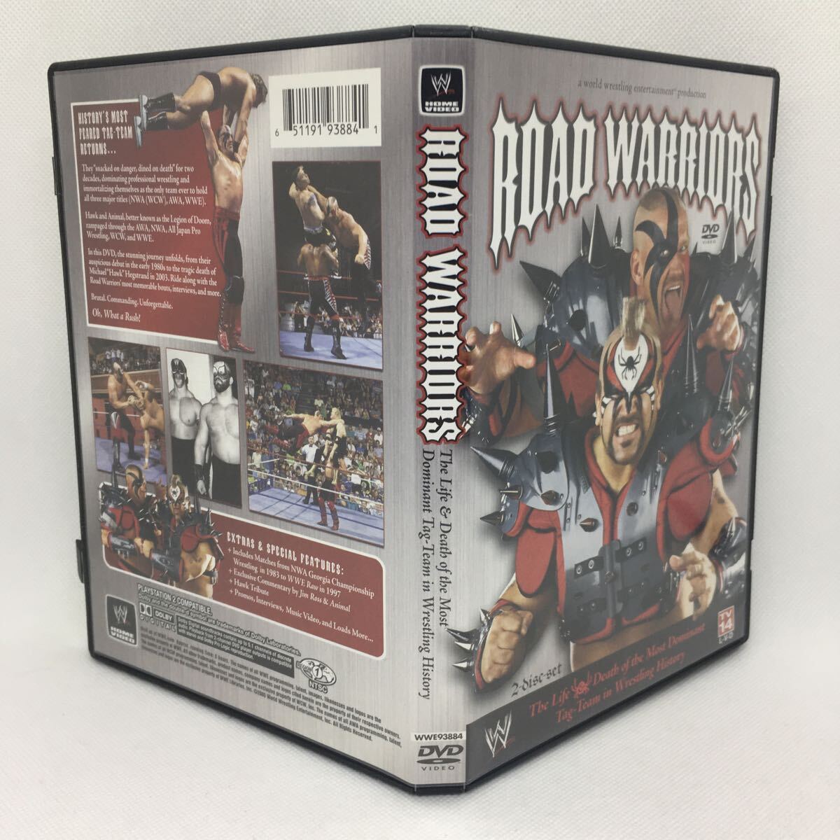 DVD『WWE Road Warriors - Life & Death Most Dominant 3 輸入盤』※動作確認済み/リージョン1/プロレス/DVD３枚組/Import/ Ⅳ-1238_画像3