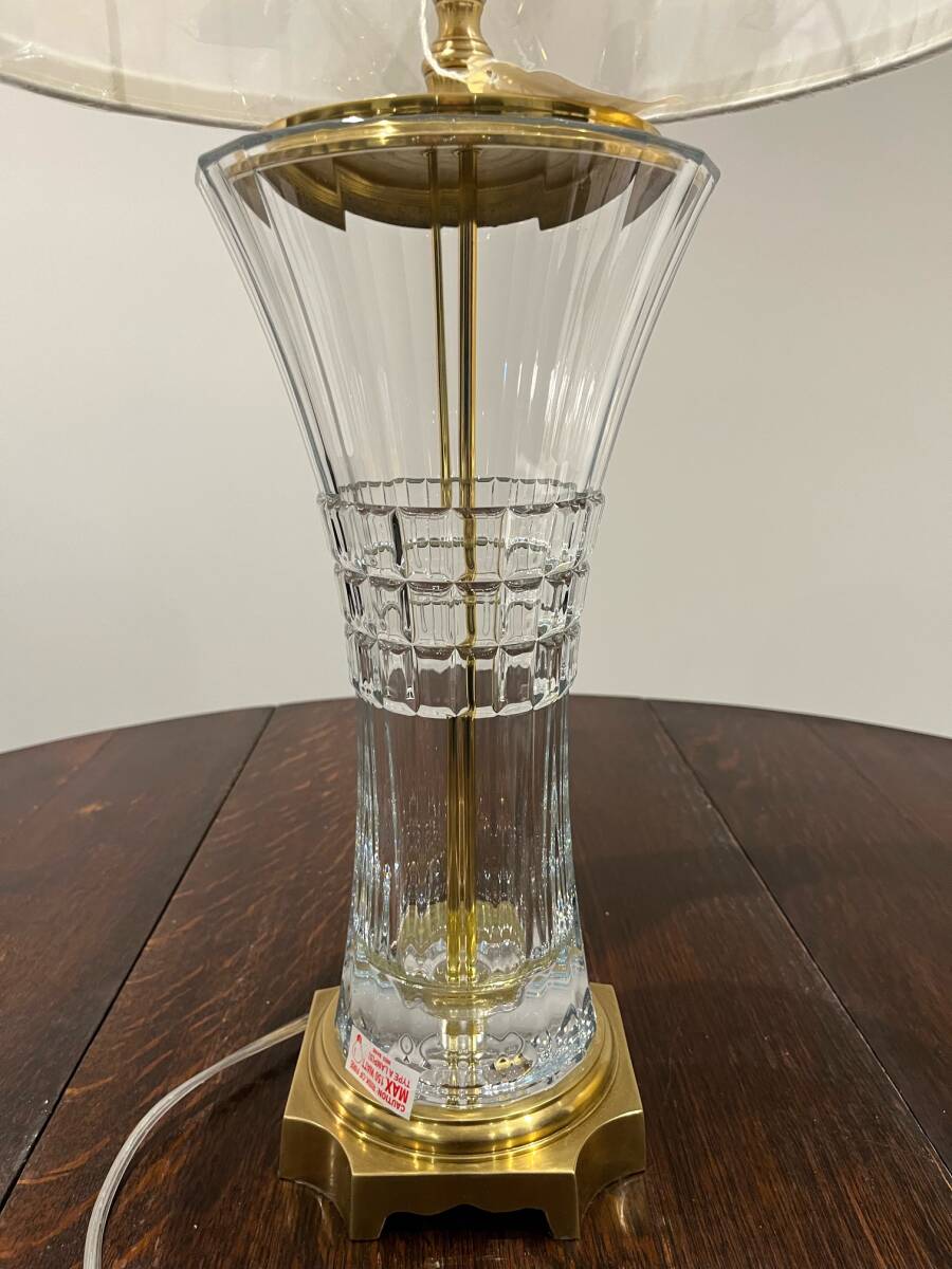 [14] неиспользуемый товар DEADSTOCK USA латунь × стекло стол лампа затенитель от солнца Vintage vintage Mid-century E26 60W