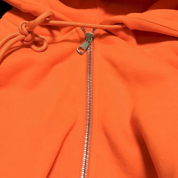 M　MONCLER GENIUS 1952 厚手　ジップパーカー　定価11万円位　モンクレール　フーディー　オレンジ　hoodie