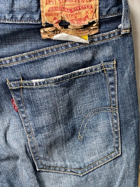 Levis 517 リーバイス　ジーンズ　紙パッチ　ブーツカット　W32 L33　古着　ヴィンテージ_画像6