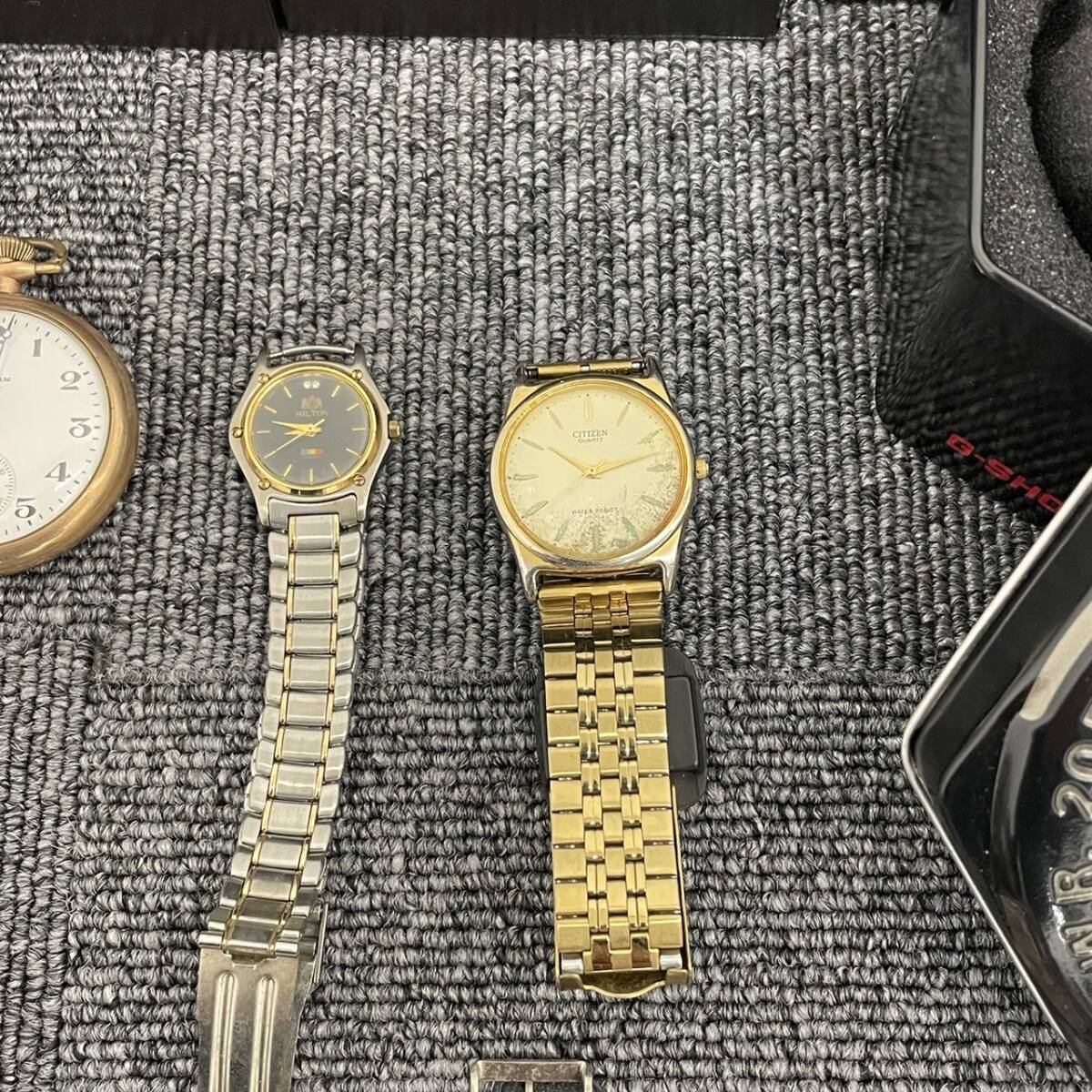 【HPF-3462a】 1円～ 時計おまとめ CITIZEN MICHAEL KORSなど 腕時計 懐中時計 総重量約1000g ジャンク メンズ レディース コレクションの画像7