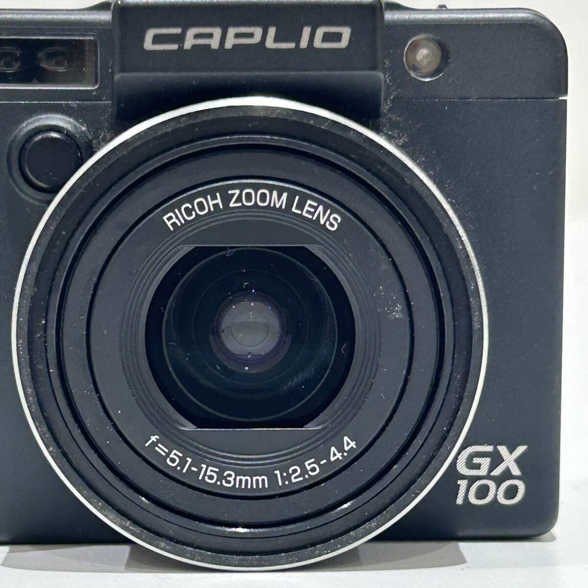 【AMT-10141】RICOH CAPLIO リコー キャプリオ GX100 ZOOM デジタルカメラ デジカメ コンパクト レンズキャップ ブラック ジャンク_画像8