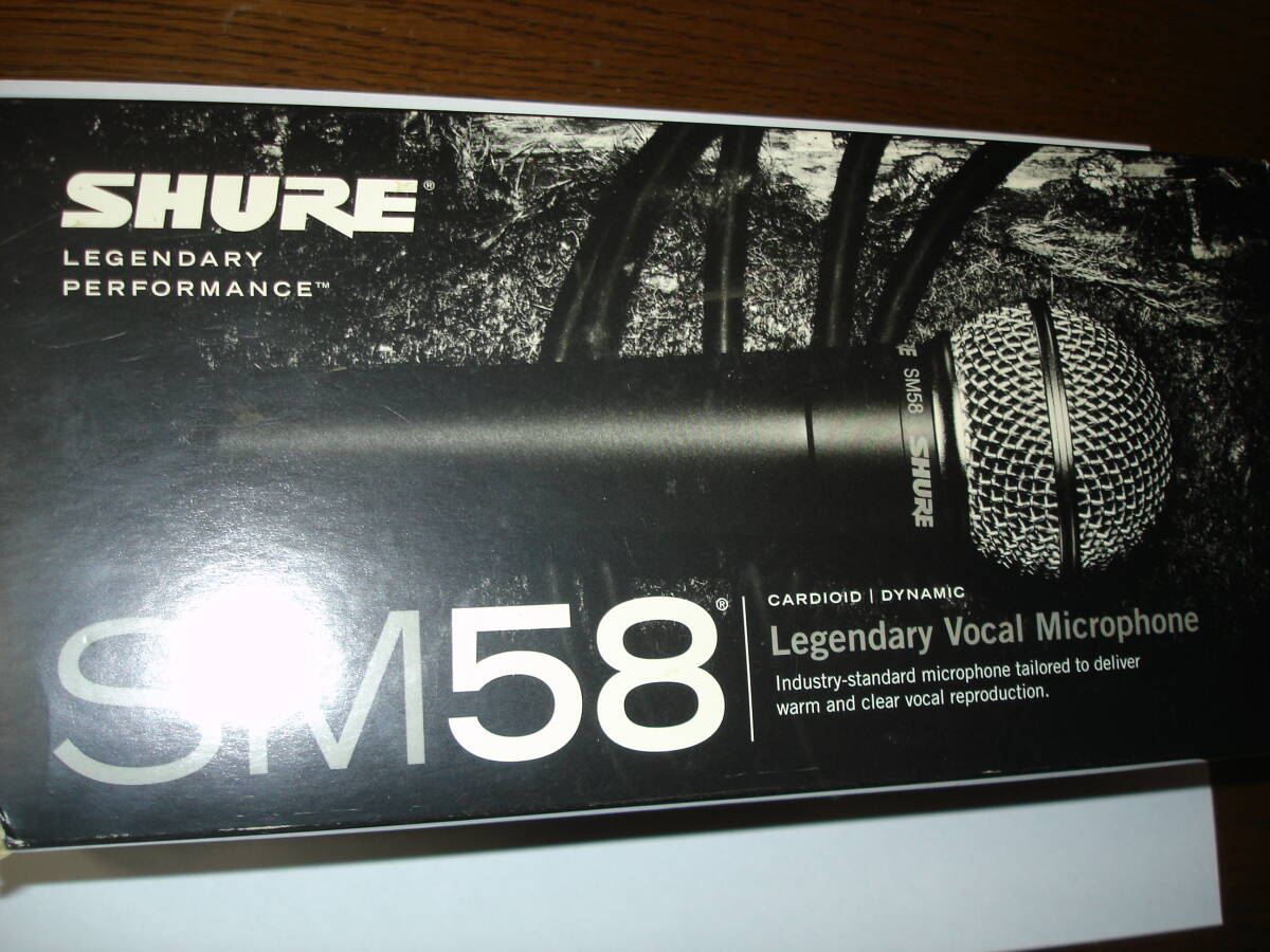 ☆shure sm58マイクｓ　中古　殆ど新古品_画像4