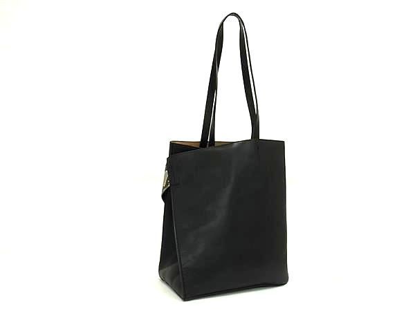 ■新品■未使用■ BARNEYS NEWYORK バーニーズ ニューヨーク レザー トートバッグ ショルダー レディース ブラック系 BG7574