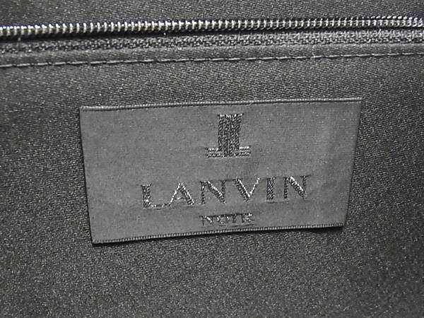 ■新品■未使用■ LANVIN ランバン ナイロン ワンハンドル ハンドバッグ レディース ブラック系 AV7604_画像9