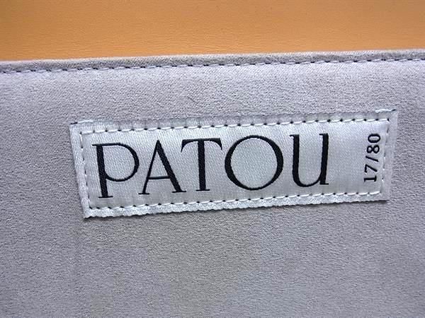 ■極美品■ PATOU パトゥ レザー クロスボディ ショルダーバッグ レディース ブラウン系 AV7473_画像8