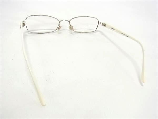 1円 CHANEL シャネル 2066 c.262 53□17 135 ココマーク 度入り メガネ めがね 眼鏡 レディース ホワイト系 AV6861_画像2