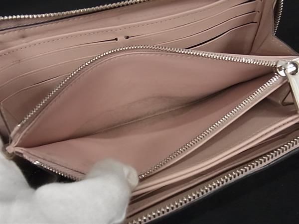 1円 LOUIS VUITTON ルイヴィトン M61868 モノグラムマヒナ ジッピーウォレット ラウンドファスナー 長財布 レディース ピンク系 AZ0849_画像4