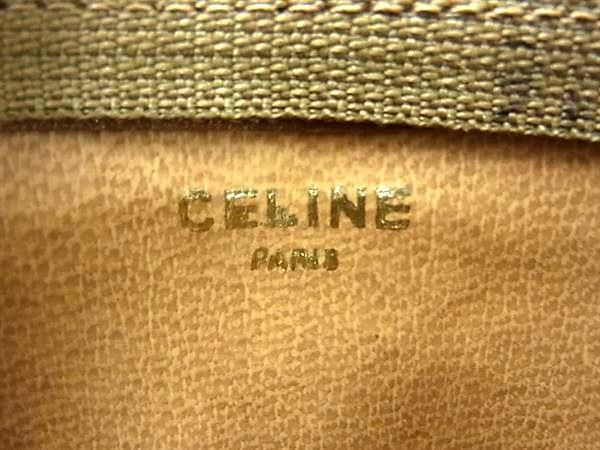 1円 ■美品■ CELINE セリーヌ Cサルキー PVC ポーチ マルチケース 小物入れ レディース メンズ ブラウン系 BJ0786_画像4