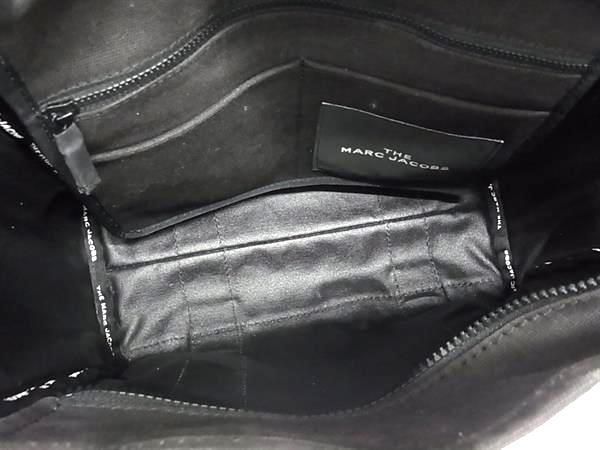 1円 ■美品■ MARC JACOBS マークジェイコブス キャンバス 2WAY ハンドバッグ ショルダー レディース ブラック系 AY0864_画像5