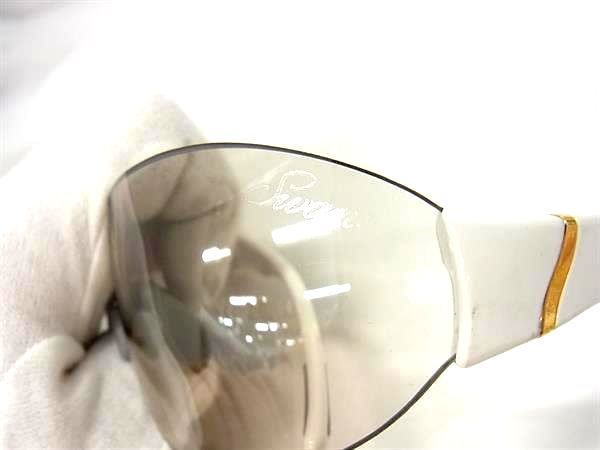 1円 ■美品■ SWANS スワンズ サングラス メガネ 眼鏡 レディース メンズ ホワイト系 AV9730_画像4