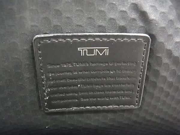 1円 ■美品■ TUMI トゥミ 232389BBL ナイロン×レザー リュックサック バックパック デイパック グレー系×ブルー系 AV7365_画像7