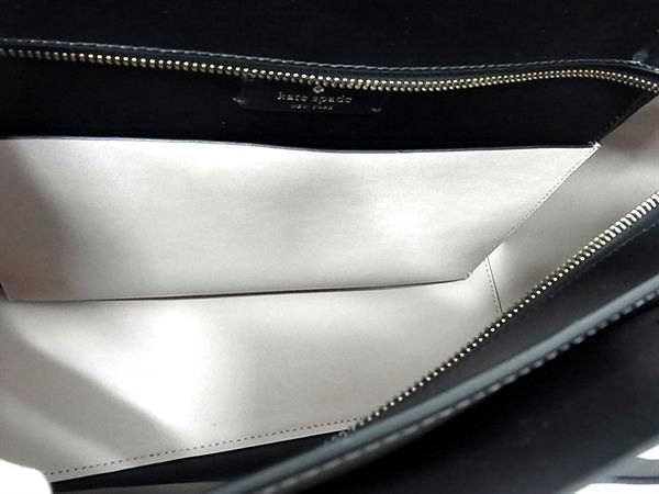 1円 ■美品■ kate spade ケイトスペード WKRU6493 レザー トートバッグ ショルダー 肩掛け レディース ブラック系×ピンク系 FA1468_画像5