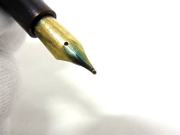 1円 WATERMAN ウォーターマン ペン先 18K 750 18金 万年筆 筆記用具 ステーショナリー レディース メンズ ゴールド系 AY0941_画像3