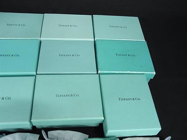 1円■極美品〜■ TIFFANY＆Co ティファニー ボックス 箱 保存袋 アクセサリーケース 小物入れ 15点セット まとめ売り DA6549_画像3