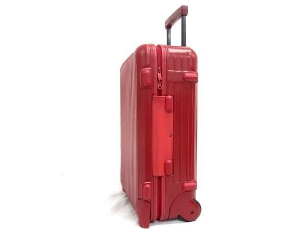 1円 ■美品■ RIMOWA リモワ サルサ ポリカーボネート ダイヤルロック式 2輪 キャリーケース スーツケース 旅行かばん レッド系 AZ0860_画像3