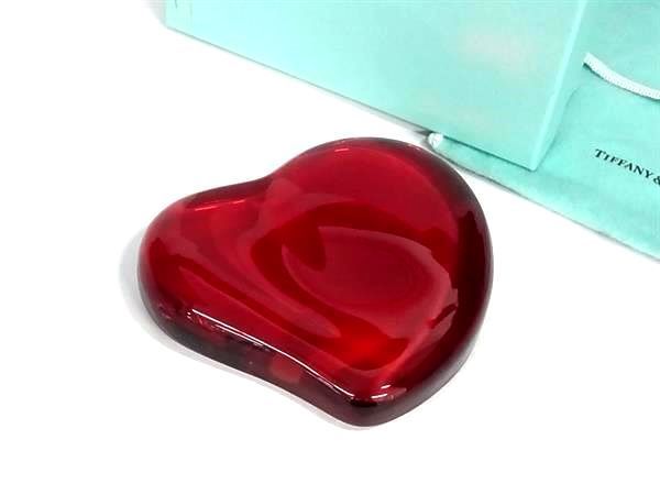 TIFFANY&Co ティファニー ハート ペーパーウェイト オブジェ TIFFANY&Co ティファニー ハート ペーパーウェイト オブジェ