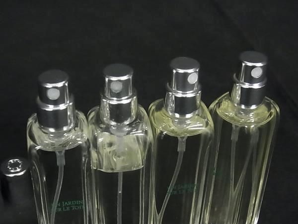 ■新品同様〜■ HERMES エルメス UN JARDIN SUR LE NIL ナイルの庭 オードトワレ 15ml 香水 パフューム 4点セット まとめ売り BE9711_画像4