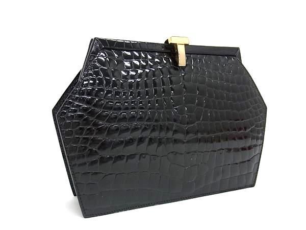 ■ первоклассный ■ настоящий ■ красивая вещь ■ TIFFANY＆Co ... ...  сцепление  сумка   второй   сумка   женский   черный  AX3659