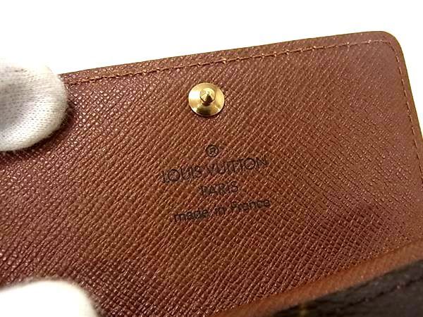 1円 ■新品同様■ LOUIS VUITTON ルイヴィトン M61930 モノグラム ポルトモネ プラ コインケース コインパース ブラウン系 AV9713_画像4