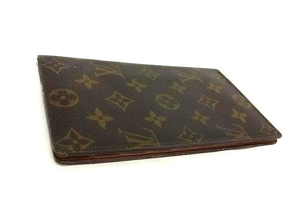 1円 LOUIS VUITTON ルイヴィトンM62225 モノグラム ポルトシェキエ カルトクレディ 二つ折り 長財布 ウォレット ブラウン系 FA2304_画像2