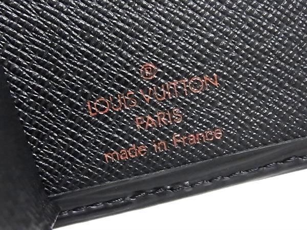 1円 ■美品■ LOUIS VUITTON ルイヴィトン M63212 エピ ポルトカルト クレディ 二つ折り 長財布 ウォレット 札入れ ブラック系 FA3466_画像5