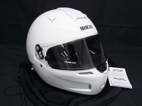 # new goods # unused # Sparco Sparco AIR PRO RF-5W helmet declared size XS 54 white group FA1263